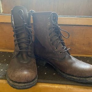 Frye combat boots